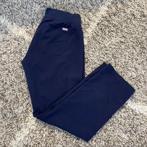 Figs Livingston Basic Scrub Pant in Navy Medium